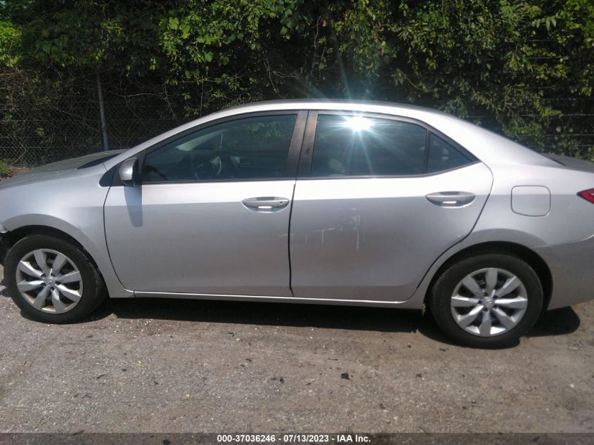 2015 TOYOTA COROLLA L/LE/S/S PLUS/LE PLUS - 2T1BURHE7FC454312
