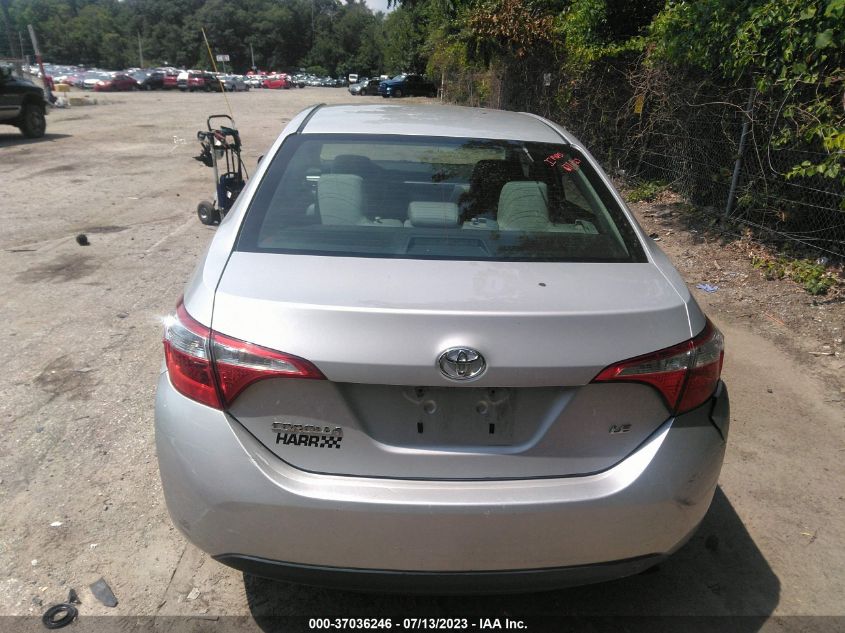 2015 TOYOTA COROLLA L/LE/S/S PLUS/LE PLUS - 2T1BURHE7FC454312