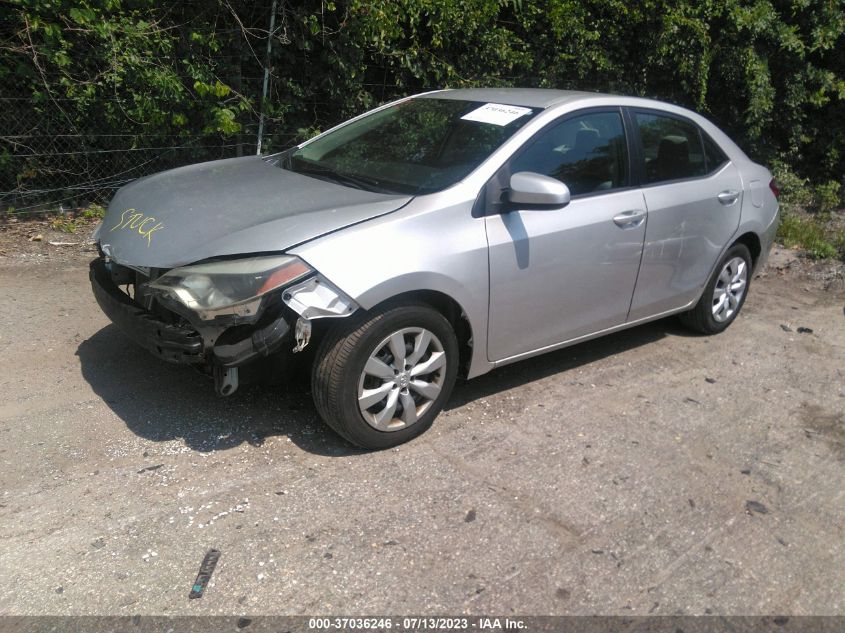 2015 TOYOTA COROLLA L/LE/S/S PLUS/LE PLUS - 2T1BURHE7FC454312