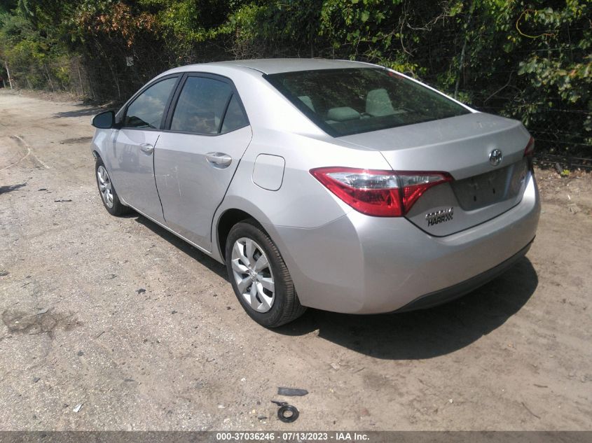 2015 TOYOTA COROLLA L/LE/S/S PLUS/LE PLUS - 2T1BURHE7FC454312
