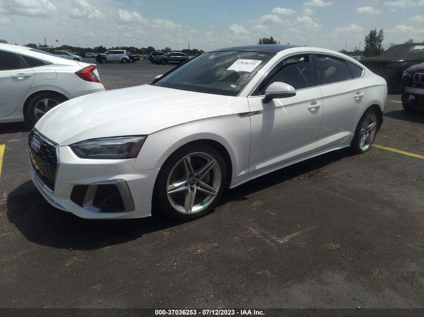 2021 AUDI A5 SPORTBACK S LINE PREMIUM - WAUDACF59MA013460