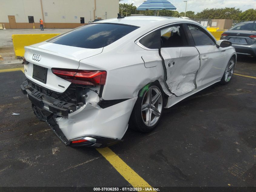 2021 AUDI A5 SPORTBACK S LINE PREMIUM - WAUDACF59MA013460