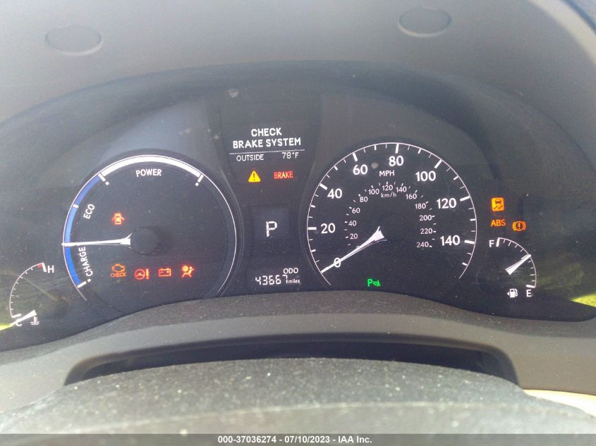 2014 LEXUS RX 450H - JTJZB1BA7E2414544