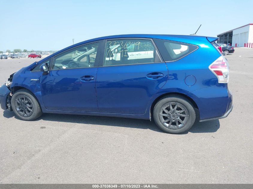 2016 TOYOTA PRIUS V TWO/FIVE/THREE/FOUR - JTDZN3EU1GJ043918