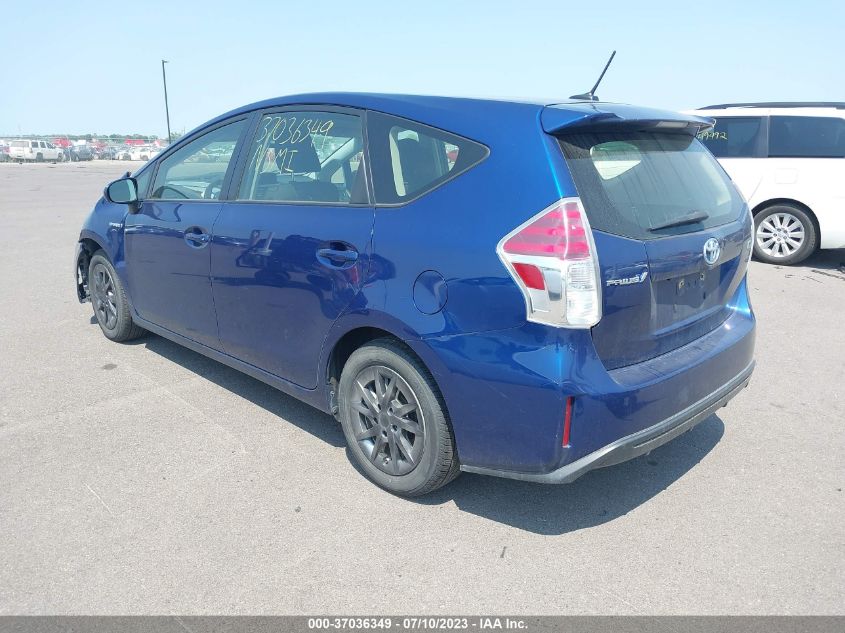 2016 TOYOTA PRIUS V TWO/FIVE/THREE/FOUR - JTDZN3EU1GJ043918