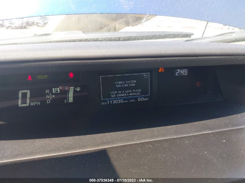2016 TOYOTA PRIUS V TWO/FIVE/THREE/FOUR - JTDZN3EU1GJ043918