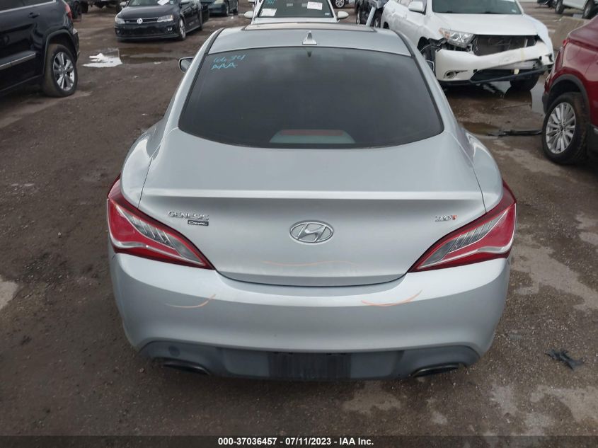 2013 HYUNDAI GENESIS COUPE 2.0T KMHHT6KD7DU080355