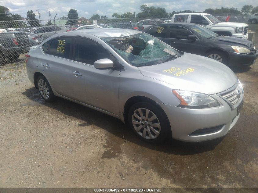 2015 NISSAN SENTRA SV - 3N1AB7AP3FY383808