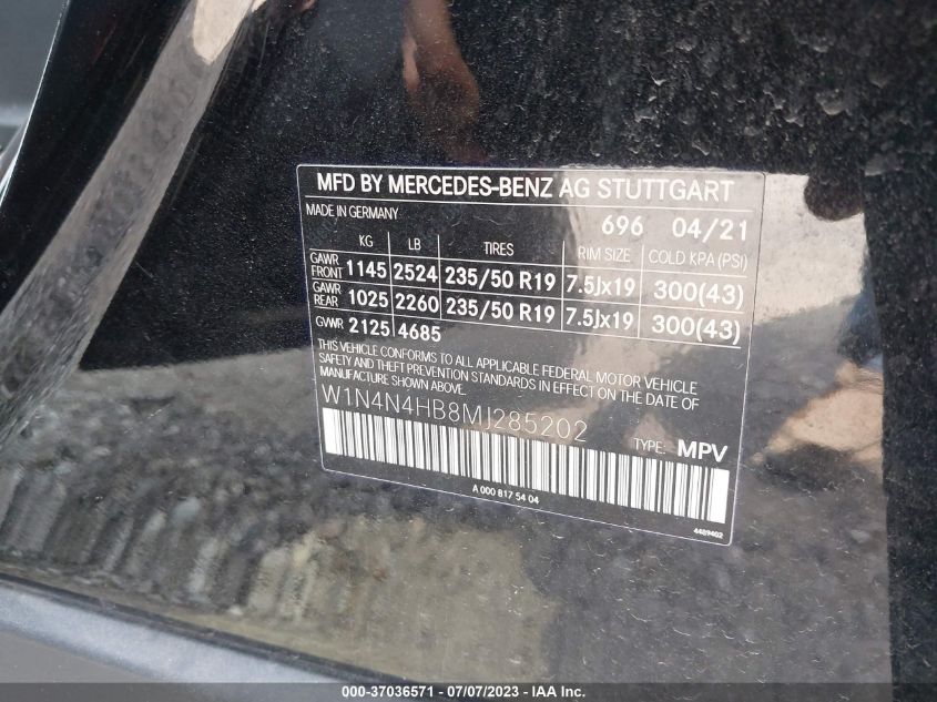 2021 MERCEDES-BENZ GLA GLA 250 - W1N4N4HB8MJ285202