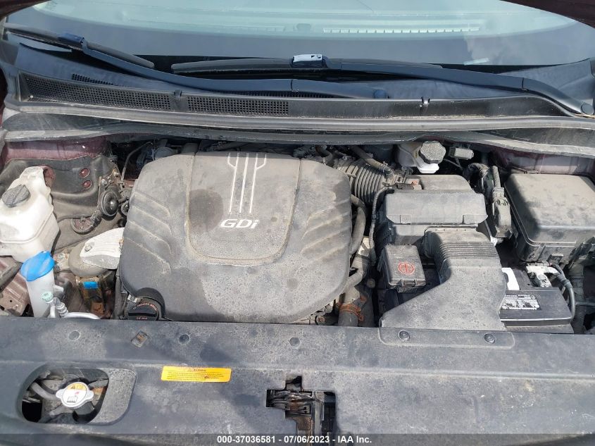 2015 KIA SEDONA SX - KNDMC5C11F6060711