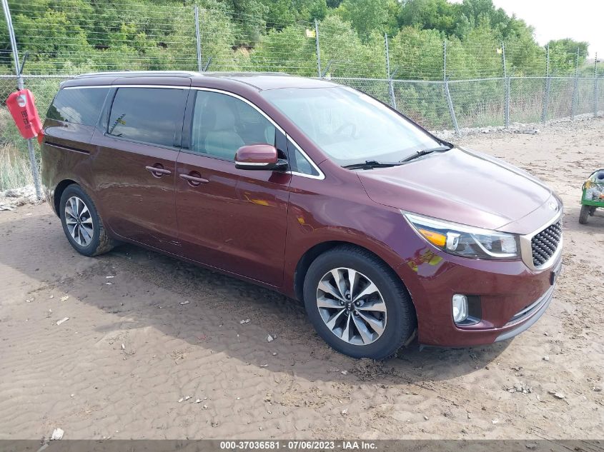 2015 KIA SEDONA SX - KNDMC5C11F6060711