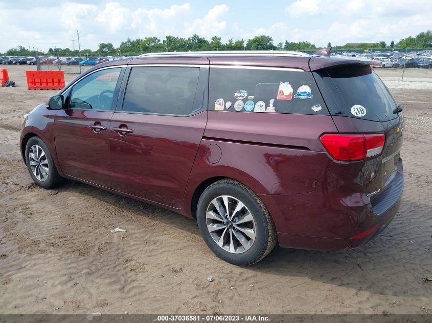 2015 KIA SEDONA SX - KNDMC5C11F6060711