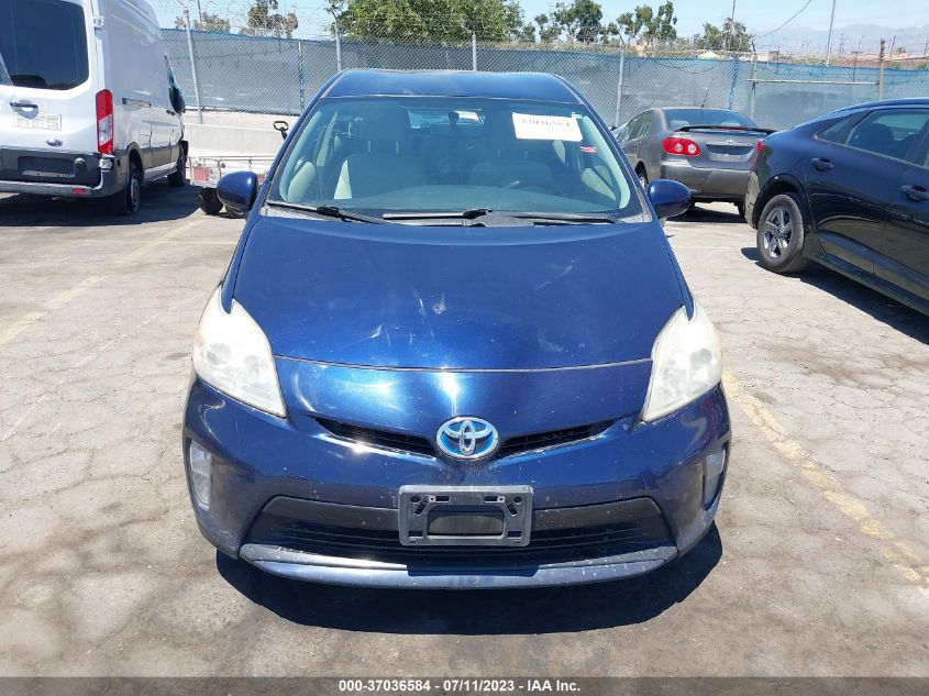 2013 TOYOTA PRIUS ONE/TWO/THREE/FOUR/FIVE - JTDKN3DU6D0340137