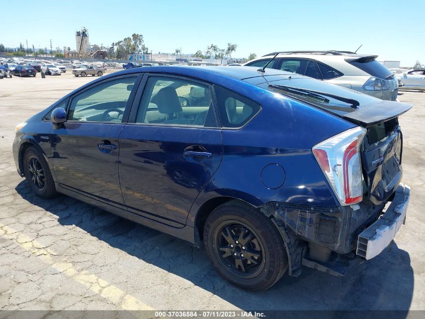 2013 TOYOTA PRIUS ONE/TWO/THREE/FOUR/FIVE - JTDKN3DU6D0340137