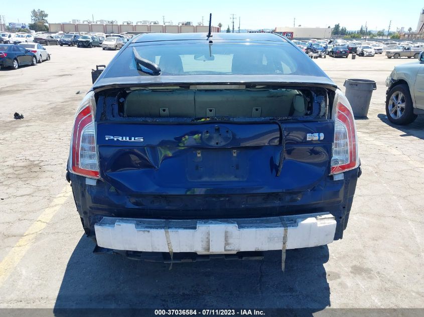 2013 TOYOTA PRIUS ONE/TWO/THREE/FOUR/FIVE - JTDKN3DU6D0340137