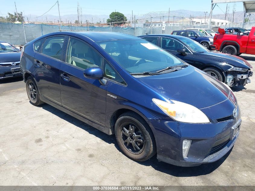 2013 TOYOTA PRIUS ONE/TWO/THREE/FOUR/FIVE - JTDKN3DU6D0340137