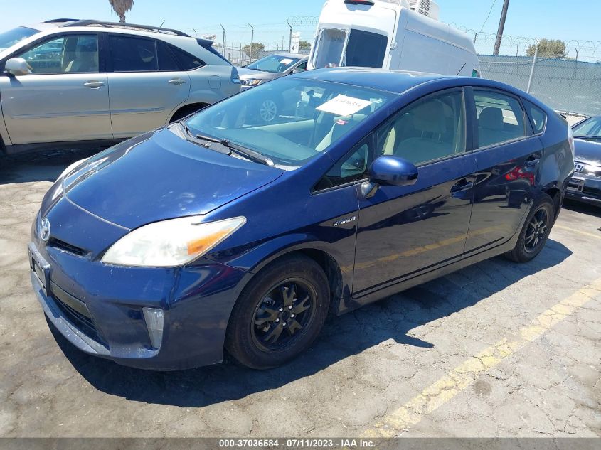 2013 TOYOTA PRIUS ONE/TWO/THREE/FOUR/FIVE - JTDKN3DU6D0340137