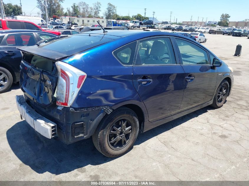2013 TOYOTA PRIUS ONE/TWO/THREE/FOUR/FIVE - JTDKN3DU6D0340137