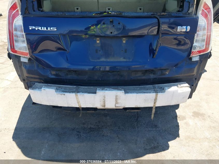 2013 TOYOTA PRIUS ONE/TWO/THREE/FOUR/FIVE - JTDKN3DU6D0340137