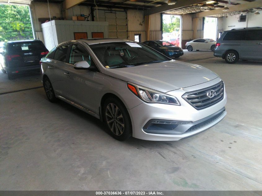 2016 HYUNDAI SONATA 2.4L LIMITED - 5NPE34AF0GH313022