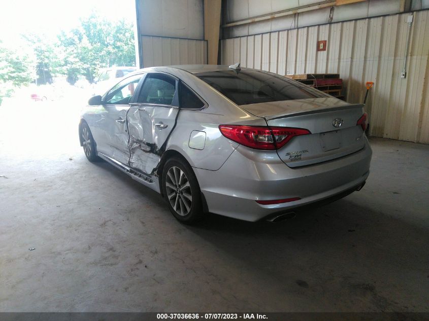 2016 HYUNDAI SONATA 2.4L LIMITED - 5NPE34AF0GH313022