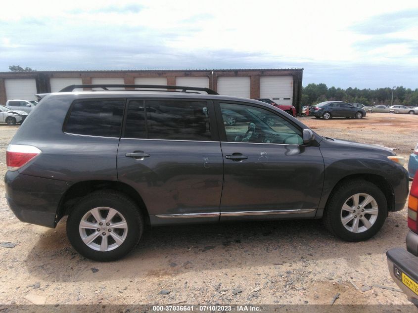 2013 TOYOTA HIGHLANDER - 5TDZA3EH1DS046251