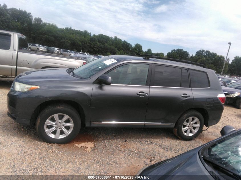 2013 TOYOTA HIGHLANDER - 5TDZA3EH1DS046251