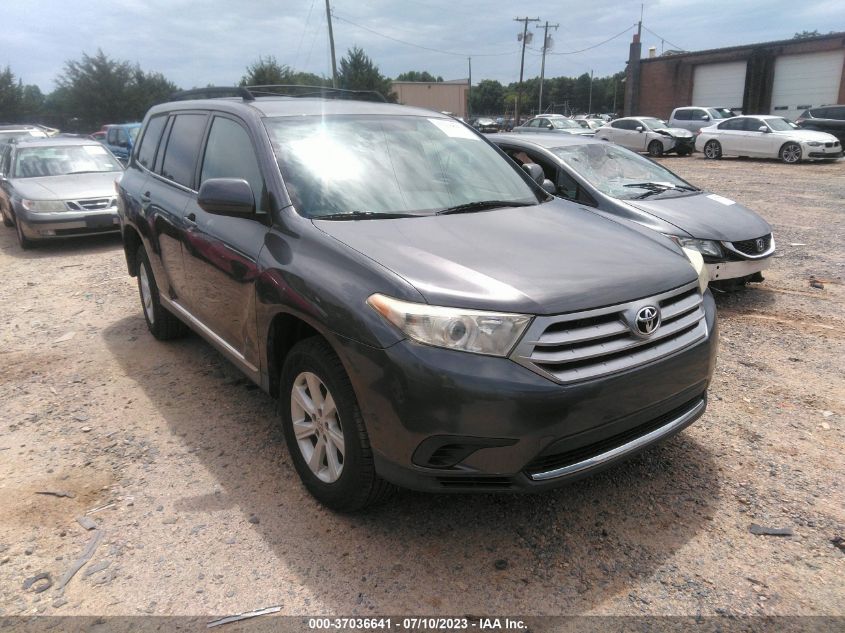 2013 TOYOTA HIGHLANDER - 5TDZA3EH1DS046251