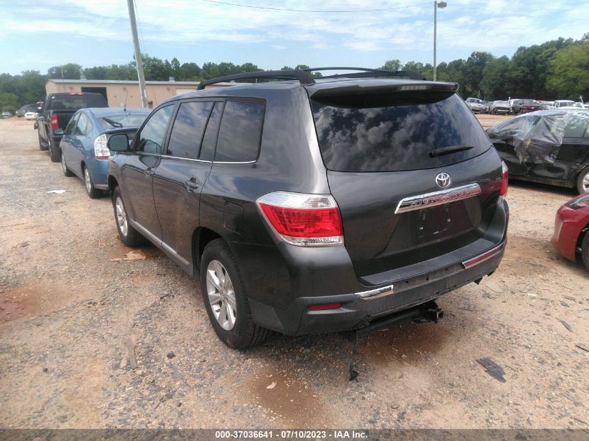 2013 TOYOTA HIGHLANDER - 5TDZA3EH1DS046251