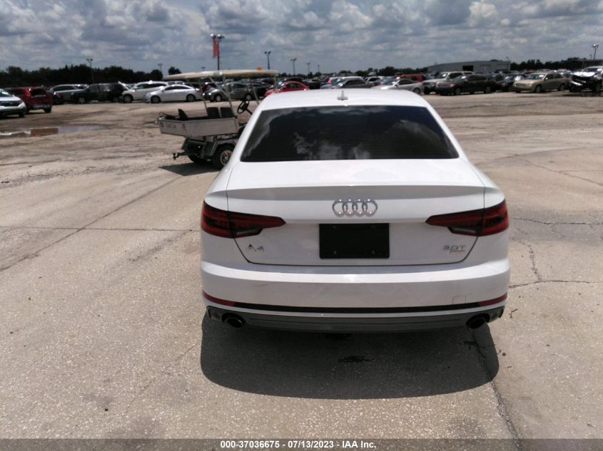 2018 AUDI A4 PREMIUM/TECH PREMIUM - WAUKMAF44JA102083