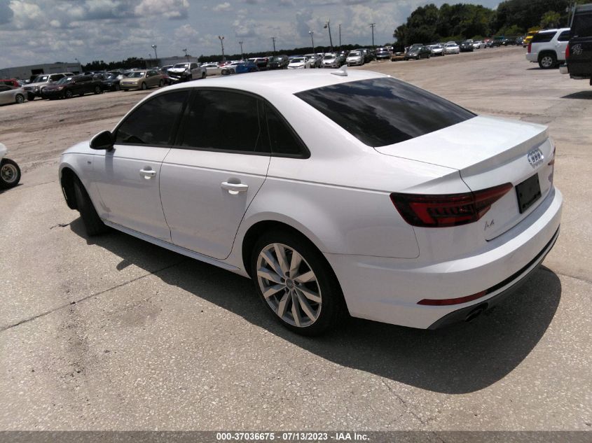2018 AUDI A4 PREMIUM/TECH PREMIUM - WAUKMAF44JA102083