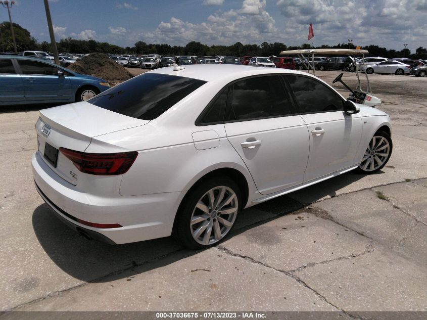 2018 AUDI A4 PREMIUM/TECH PREMIUM - WAUKMAF44JA102083