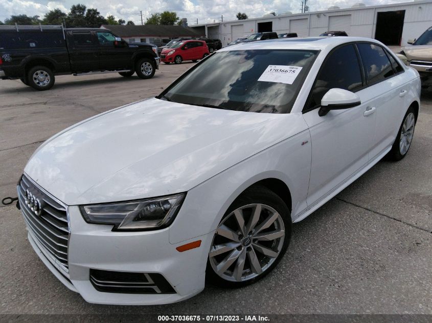2018 AUDI A4 PREMIUM/TECH PREMIUM - WAUKMAF44JA102083