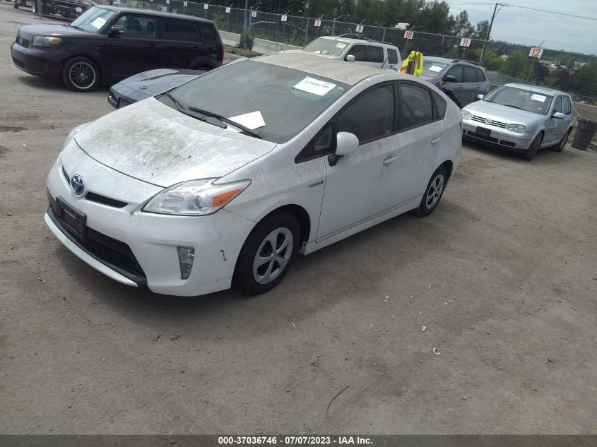 2014 TOYOTA PRIUS FOUR/FIVE/THREE/ONE/TWO - JTDKN3DU8E1743015
