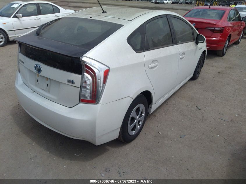 2014 TOYOTA PRIUS FOUR/FIVE/THREE/ONE/TWO - JTDKN3DU8E1743015