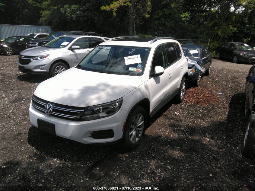 2017 VOLKSWAGEN TIGUAN WOLFSBURG EDITION - WVGSV7AX1HK005542