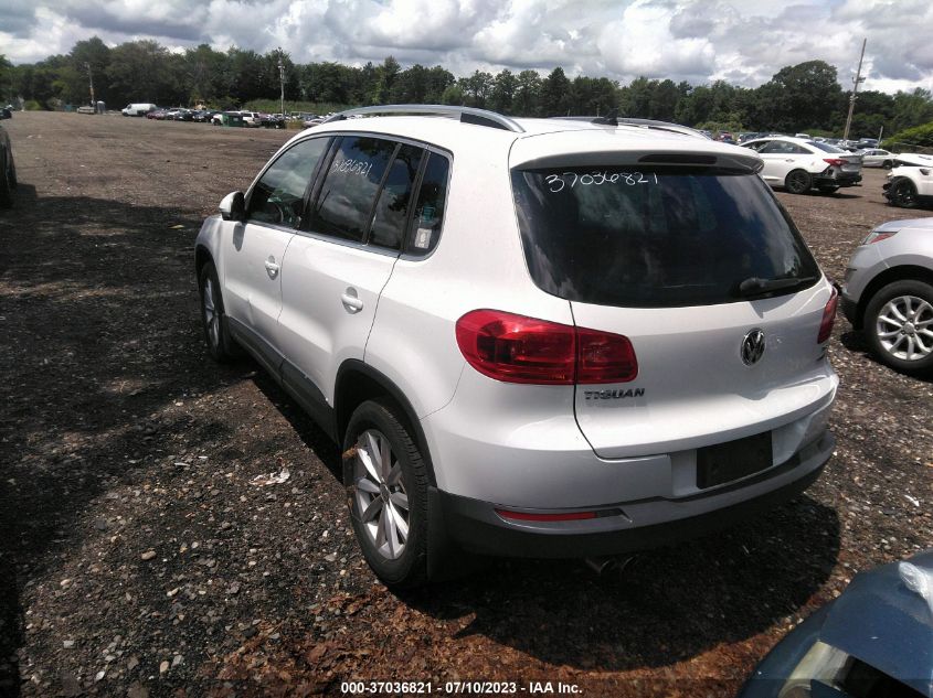 2017 VOLKSWAGEN TIGUAN WOLFSBURG EDITION - WVGSV7AX1HK005542