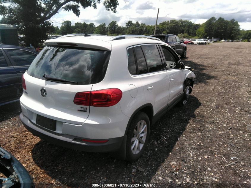 2017 VOLKSWAGEN TIGUAN WOLFSBURG EDITION - WVGSV7AX1HK005542