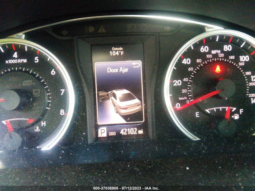 2017 TOYOTA CAMRY XLE/SE/LE/XSE - 4T1BF1FKXHU745294