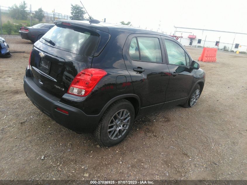 2015 CHEVROLET TRAX LS - KL7CJKSB4FB097931