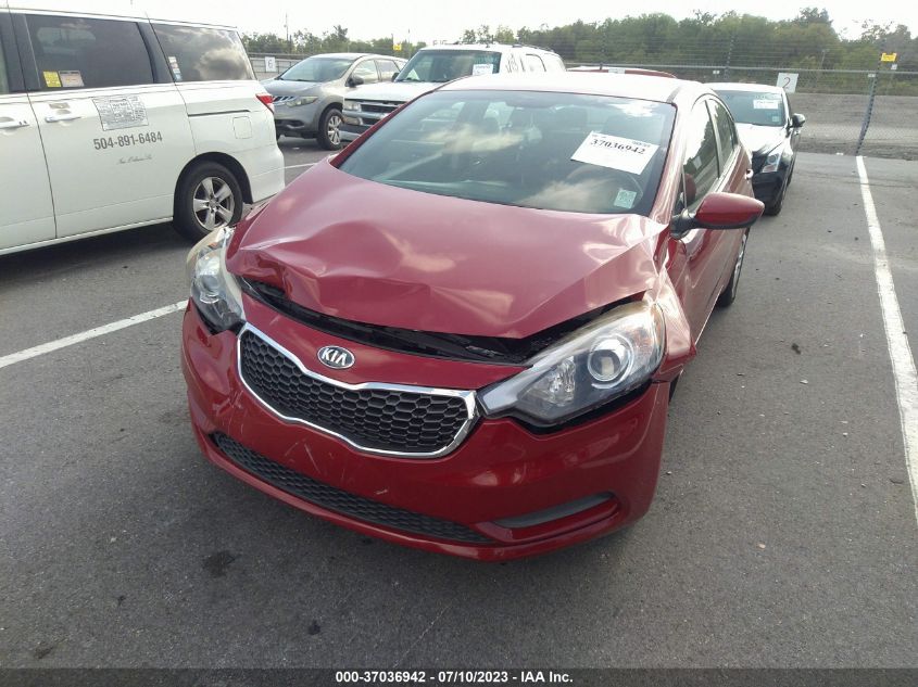 2016 KIA FORTE LX - KNAFK4A67G5495404