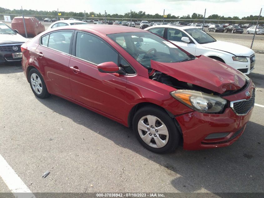 2016 KIA FORTE LX - KNAFK4A67G5495404