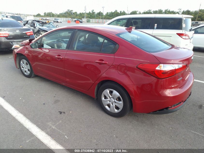 2016 KIA FORTE LX - KNAFK4A67G5495404