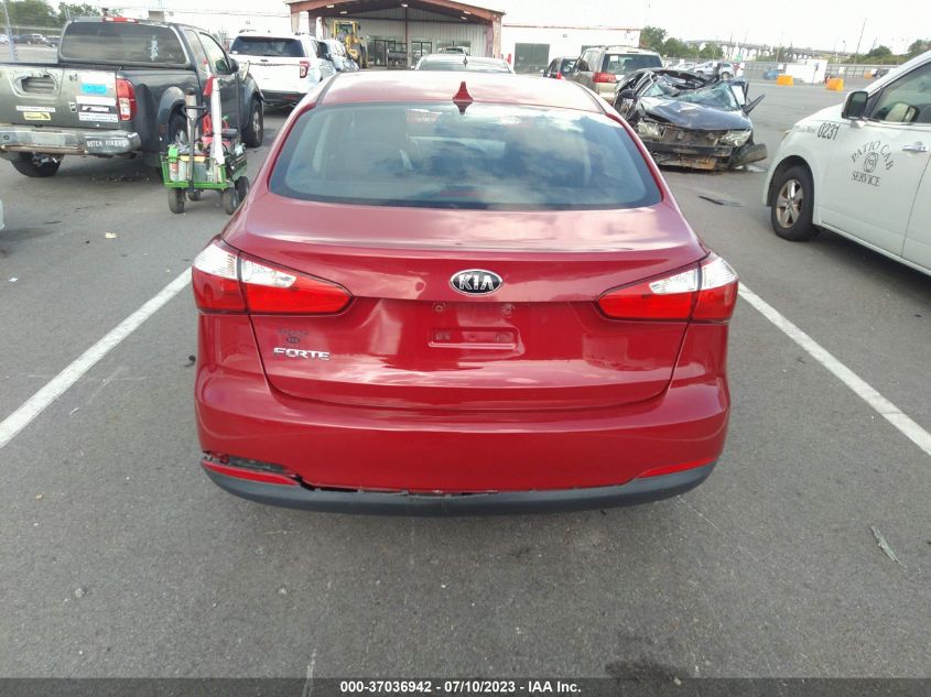 2016 KIA FORTE LX - KNAFK4A67G5495404