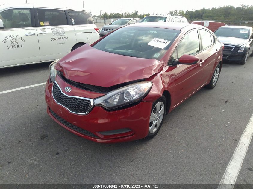 2016 KIA FORTE LX - KNAFK4A67G5495404