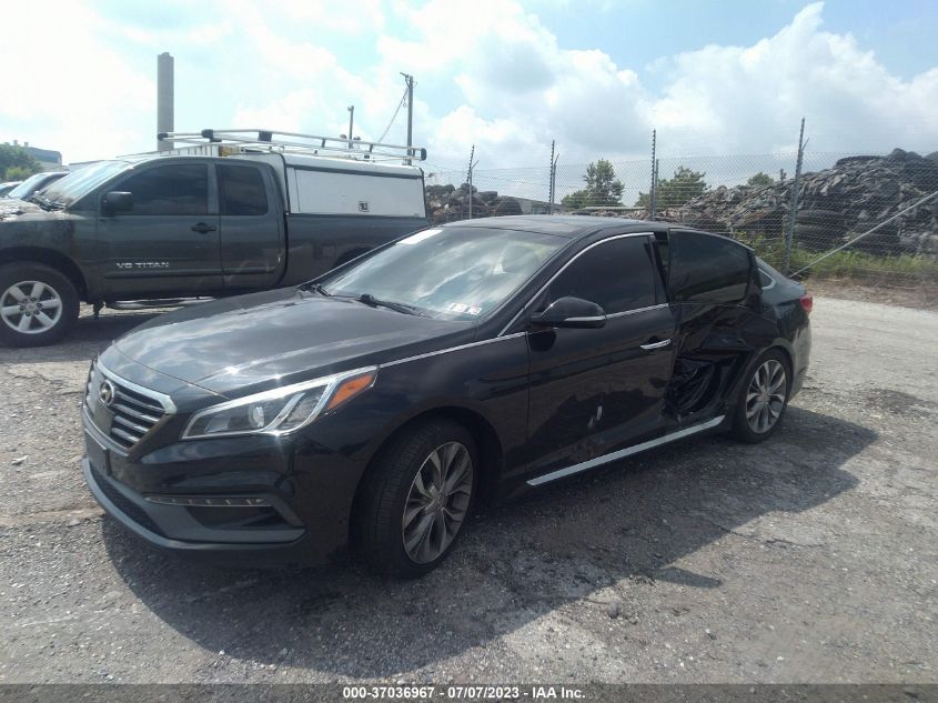 2015 HYUNDAI SONATA 2.0T LIMITED - 5NPE34AB8FH116756