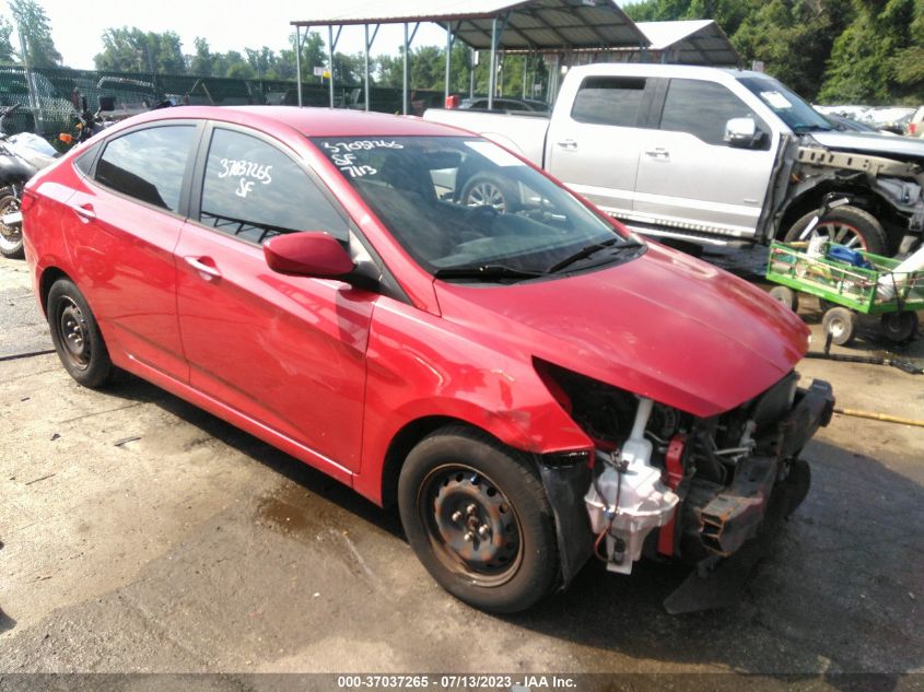 2016 HYUNDAI ACCENT SE - KMHCT4AEXGU963296