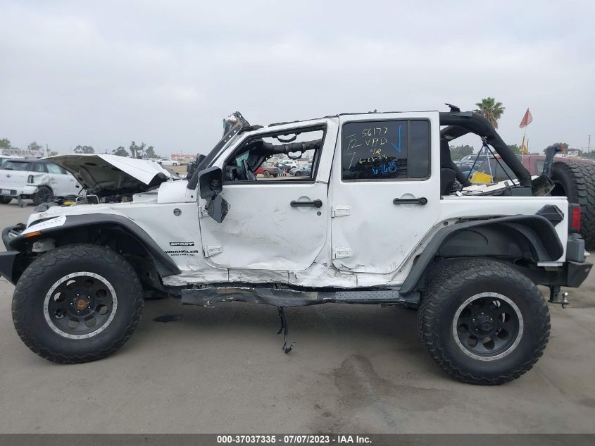 2013 JEEP WRANGLER UNLIMITED SPORT - 1C4BJWDG4DL513692