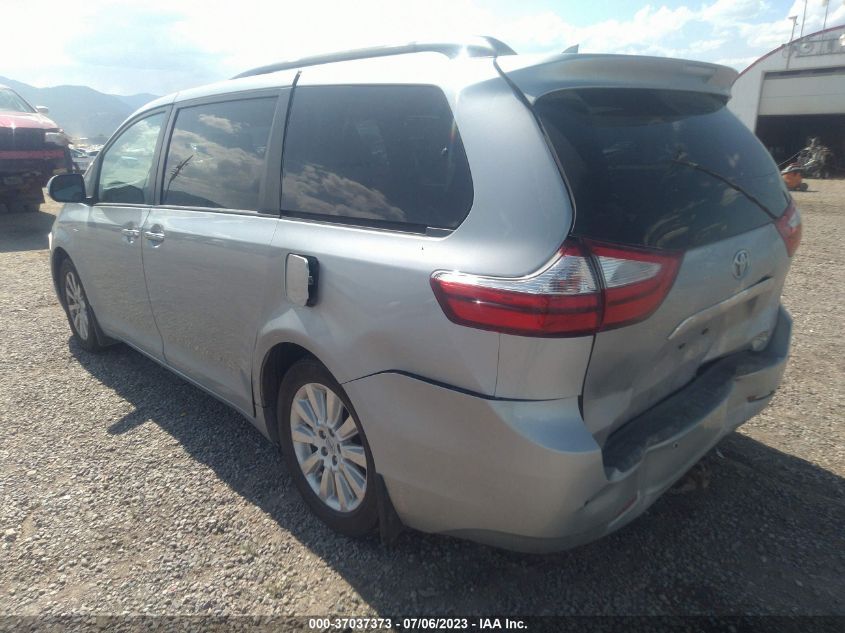 2016 TOYOTA SIENNA LTD PREMIUM - 5TDDK3DC7GS142564