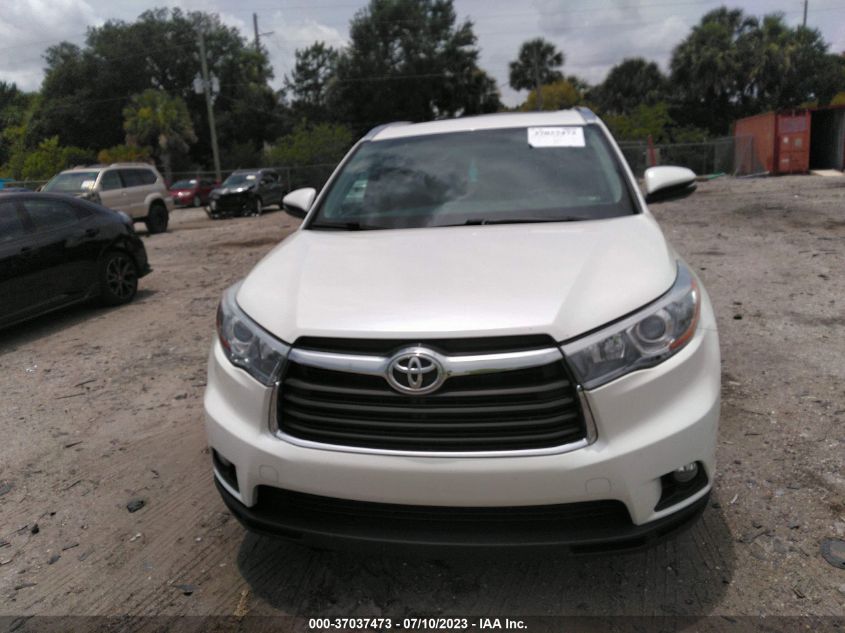 2016 TOYOTA HIGHLANDER XLE - 5TDKKRFH5GS173234